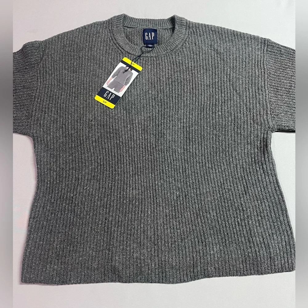 Gap CashSoft Shaker-Stitch Boyfriend Sweater - Picture 6 of 6